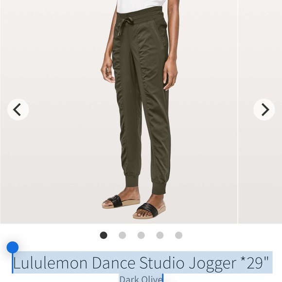 Lululemon Dance Studio Jogger 29" Dark Olive Size 2 - Picture 1 of 7